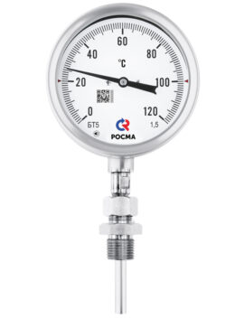 5.СН Термометры коррозионностойкие с возможностью гидрозаполнения силиконом (радиальное присоединение с резьбами CH