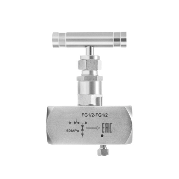 60МПа Одновентильный игольчатый клапан SS-2V4 до 60 МПа
