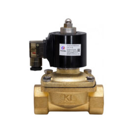 Клапан электромагнитный (соленоидный) двухходовой. Нормально закрытый НЗ. Номинальное напряжение катушки DС 24В. Ду32