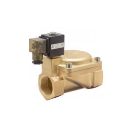 Клапан электромагнитный (соленоидный) двухходовой. Нормально открытый НО. Номинальное напряжение катушки DС 24В. Ду50