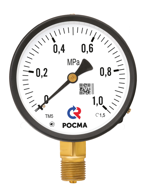осевое присоединение. 0-250кгс/см2. Резьба M10x1. Класс точности 2